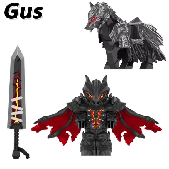 New World of Warcraft Wow Building Blocks Lich King Mini Action Figure Toys Berserk Guts Gus Building Block Figure Holiday Gift