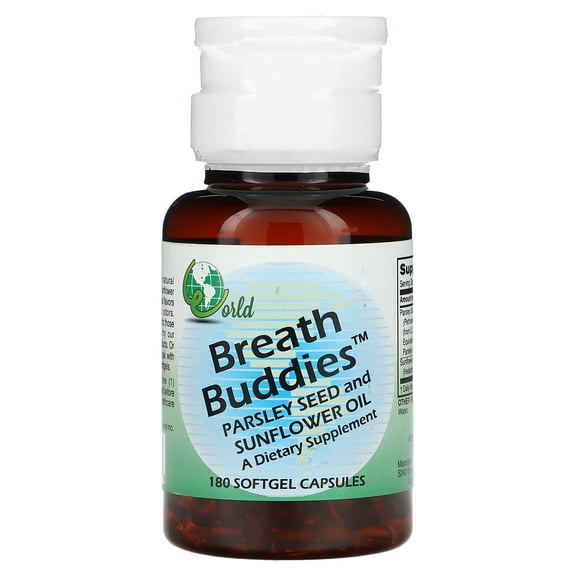WORLD ORGANIC, BREATH BUDDIES 180 CAP EA 1