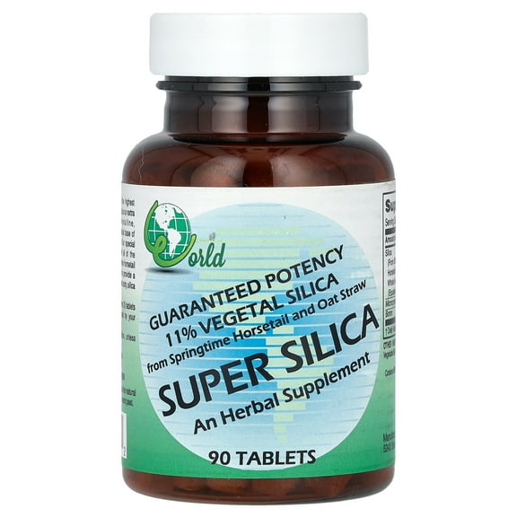 World Organic Super Silica, 90 Tablets