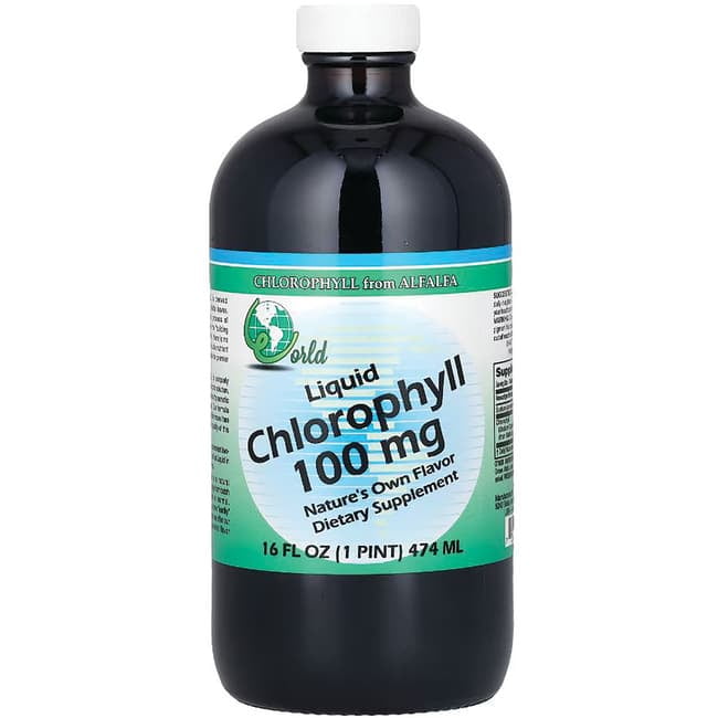 World Organics Chlorophyll Liquid, 16.0 Oz, 20 Servings