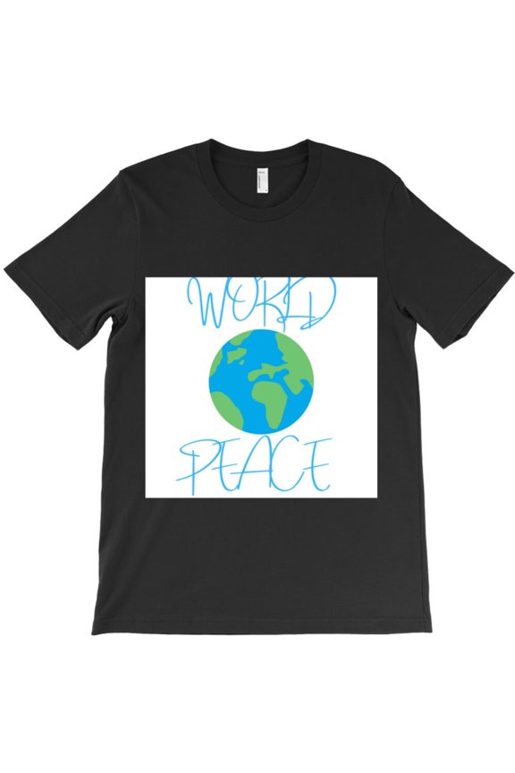 World Peace Funny Inspirational Quote Graphic T-Shirt G9860, Up to 5XL