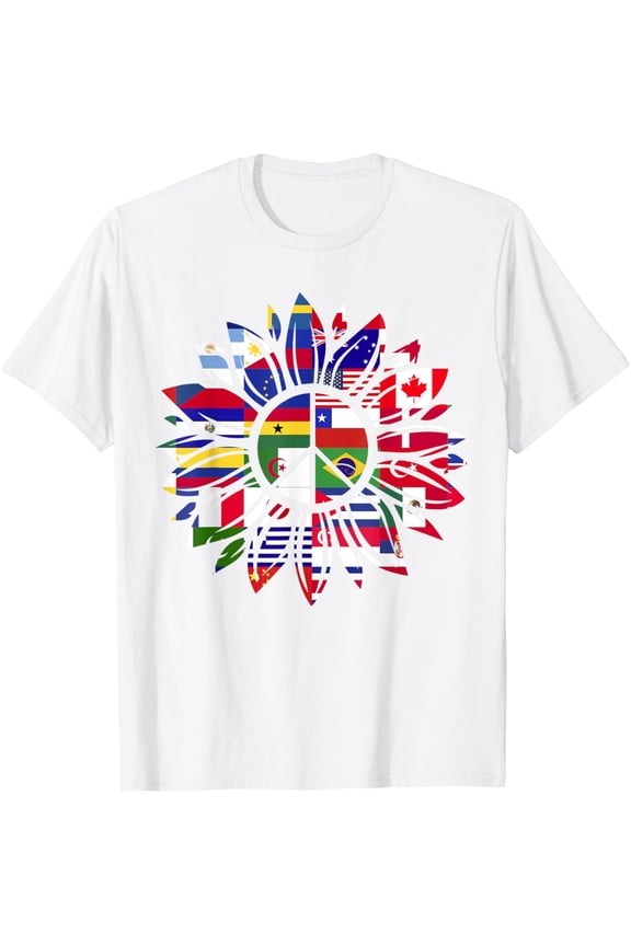 World Peace United Countries International Day Of Peace T-ShirtMen's and women's pure cotton short-sleeved shirts