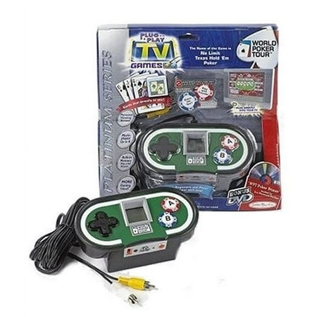 World Poker Tour TV Game Electronic Handheld Toy - (Jakks Pacific)