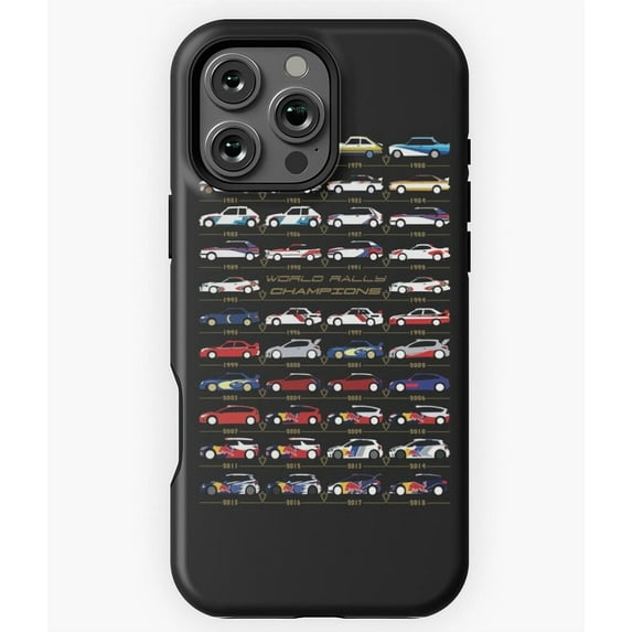World Rally Aces Vintage Poster M1433 Phone Case for iPhone 17 16 15 14 13 12 11 Pro Max