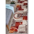 thumbnail image 1 of World Rug Gallery Abstract Circle Multi 2'x7'3" Runner Rug, 1 of 5