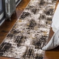 thumbnail image 1 of World Rug Gallery Adare Contemporary Abstract Area Rug - YELLOW 2'x7', 1 of 9