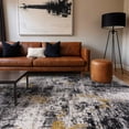 thumbnail image 1 of World Rug Gallery Adare Contemporary Abstract Area Rug - YELLOW 7' 10" x 10', 1 of 9