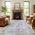 thumbnail image 1 of World Rug Gallery Bohemian Transitional Machine Washable 10'x14' Rust Area Rug, 1 of 9