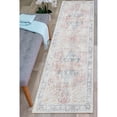 thumbnail image 1 of World Rug Gallery Bohemian Transitional Machine Washable 2'6"x10' Rust Runner Rug, 1 of 9