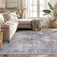 thumbnail image 1 of World Rug Gallery Bohemian Transitional Machine Washable 5'x7' Rust Area Rug, 1 of 9