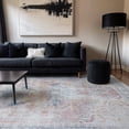 thumbnail image 1 of World Rug Gallery Bohemian Transitional Machine Washable 7'7"x9'6" Rust Indoor Area Rug, 1 of 10