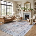 thumbnail image 1 of World Rug Gallery Bohemian Transitional Machine Washable 8'4"x11'6" Rust Area Rug, 1 of 10