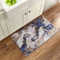 thumbnail image 1 of World Rug Gallery Contemporary Abstract Cushioned Anti Fatigue Kitchen, Laundry Room, Comfort Indoor Mat, Door Mat  - BLUE 18'x30', 1 of 6