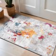 thumbnail image 1 of World Rug Gallery Contemporary Abstract Elegance Area Rug - MULTI 2'x3', 1 of 8