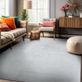 thumbnail image 1 of World Rug Gallery Contemporary Distressed Stripe Machine Washable 8'4"x11'6" Ivory Area Rug, 1 of 9