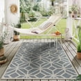 thumbnail image 1 of World Rug Gallery Contemporary Floral Indoor/Outdoor Area Rug - Blue 12'X15', 1 of 7