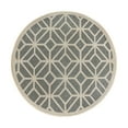 thumbnail image 1 of World Rug Gallery Contemporary Floral Indoor/Outdoor Area Rug - Blue 8' Round, 1 of 5
