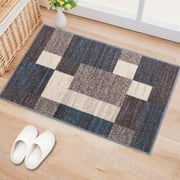 World Rug Gallery Contemporary Modern Boxes Area Rug or Runner