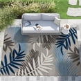 thumbnail image 1 of World Rug Gallery Contemporary Trellis Indoor/Outdoor Area Rug - Cream 7'10" x 10', 1 of 7