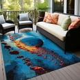 thumbnail image 1 of World Rug Gallery Galactic Wonder Galaxy Indoor/Outdoor Area Rug - Multi 5'3"X7', 1 of 9