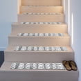thumbnail image 1 of World Rug Gallery Modern Boho Design Non-Slip Stair Treads (Set of 13) 8.6" x 26" Cream, 1 of 5