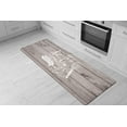 thumbnail image 1 of World Rug Gallery 'Seasoned with Love' Whisk Anti Fatigue Kitchen, Laundry Room, Comfort Indoor Mat, Door Mat - Gray 18"x47", 1 of 6