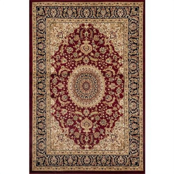 World Rug Gallery Traditional Oriental Medallion Design Area Rug