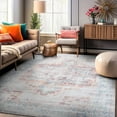 thumbnail image 1 of World Rug Gallery Transitional Bohemian Distressed Machine Washable 8'4"x11'6" Rust Area Rug, 1 of 8