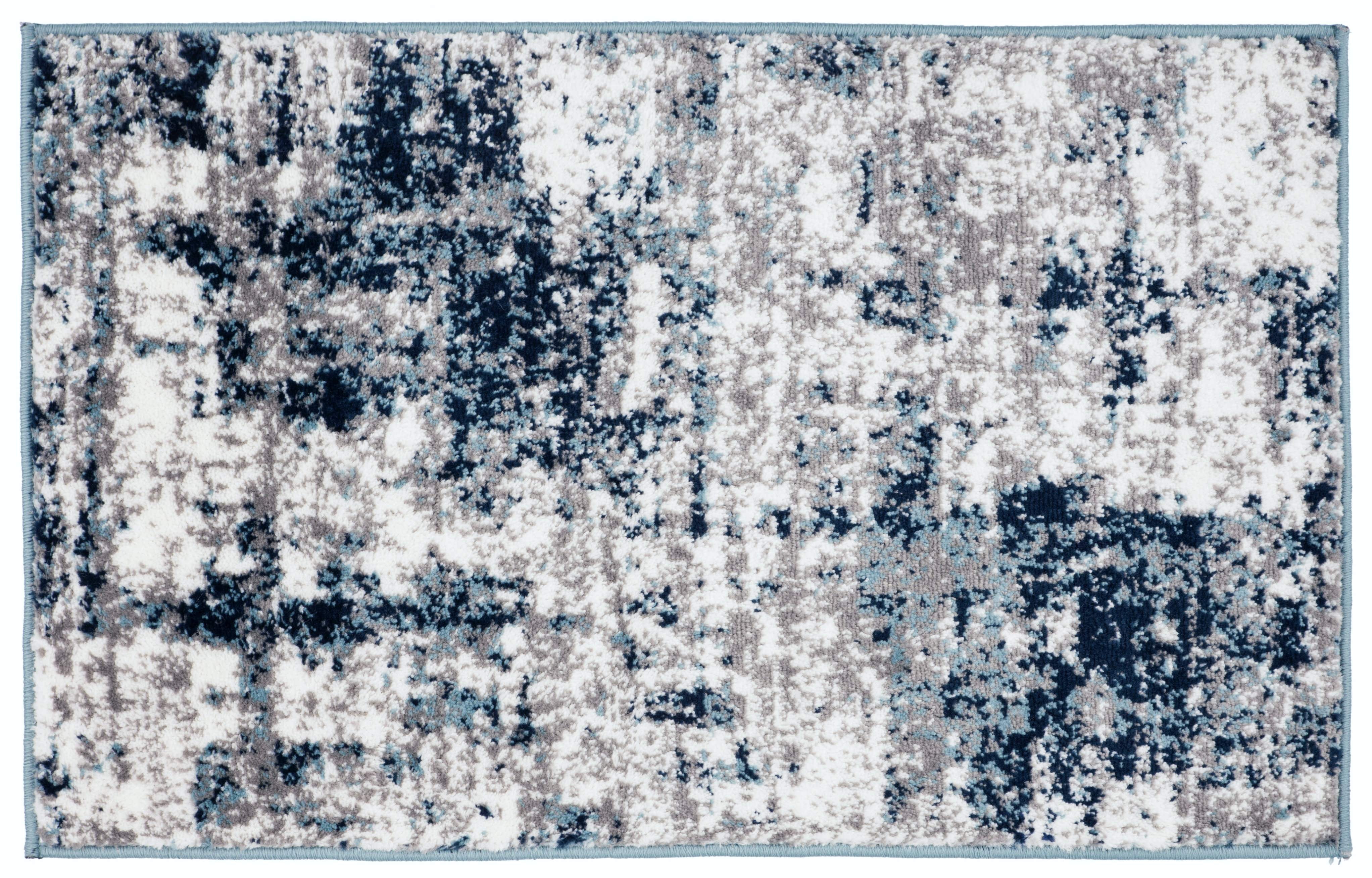 World Rug Gallery Wynn Area Rug, Blue/Gray, 2' x 3' 