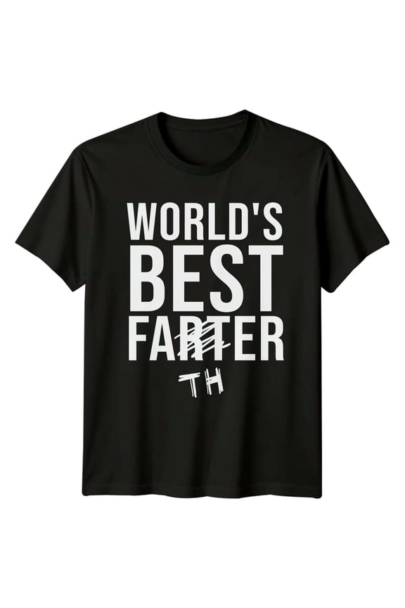 World'S Best Farter T-Shirt Dad Joke Father'S Day Tee