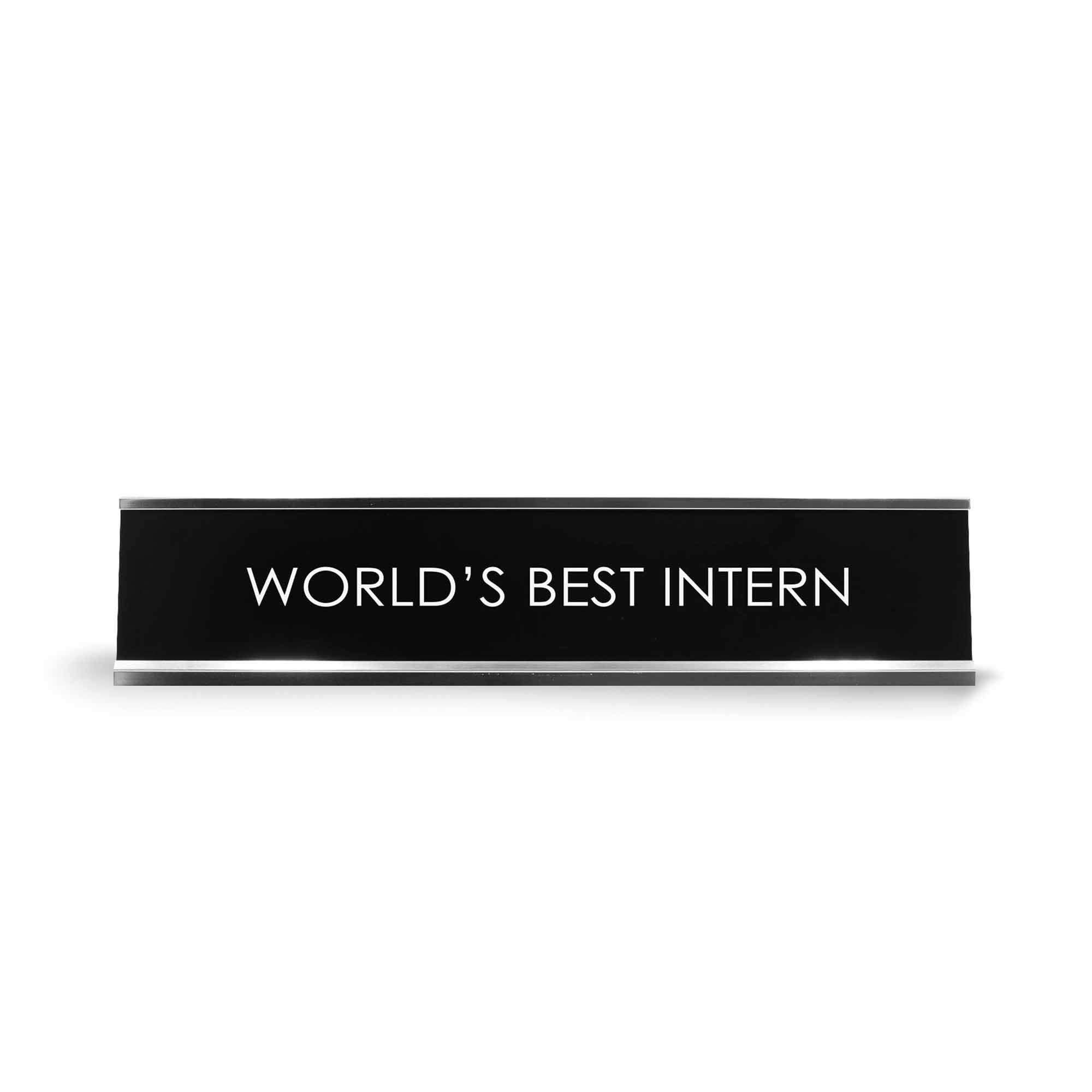 World'S Best Intern Novelty Desk Sign - Walmart.com