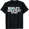 thumbnail image 1 of World'S Greatest Cashier Gift T-Shirt, 1 of 3