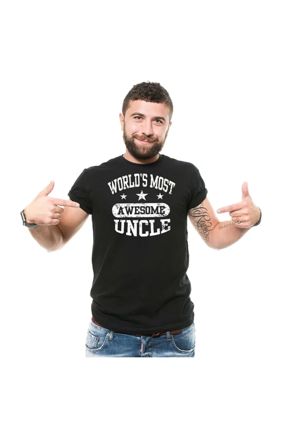 World'S Most Awesome Uncle Shirt Uncle Birthday Tee Father'S Day Uncle Shirt Unisex S-5XL Hot Trending Shirt, Vintage Birthday Gift