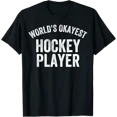 thumbnail image 1 of World'S Okayest Hockey Player, Funny Best Hockey Player Ever T-Shirt All Size S-5Xl, 1 of 4