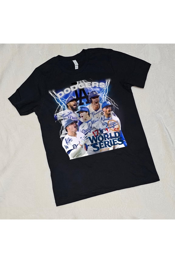 World Series 2024 Tshirt- Dodgers, Los Angeles, Black, SAME DAY + FREE Shipping! -18176355