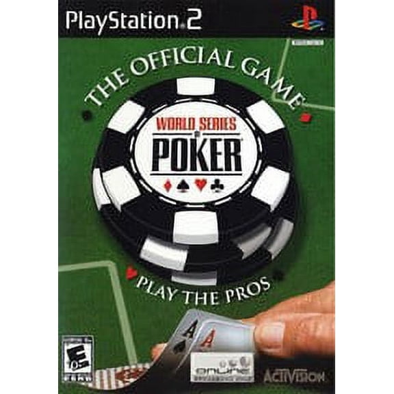 Pre-Owned World Series of Poker, by Activision, Inc, for PlayStation 2, Sports Game, 4 Offline Players, Parental Controls