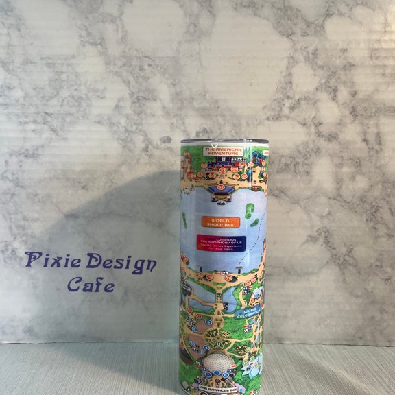 World Showcase Map 20 oz Tumbler