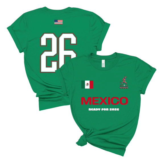 World Soccer 2026 Mexico T-Shirt Men Women Cup Tournament International Football Fan Tee National Team Supporter Top