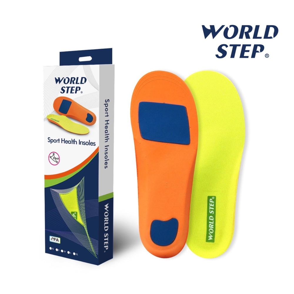 World Step® Sports Health Insoles Foot Pain Relief Plantar Fasciitis