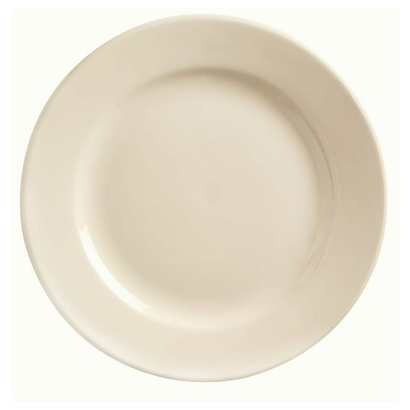 World Tableware PWC-8 Princess White 9 RE Plate - 24 / CS"