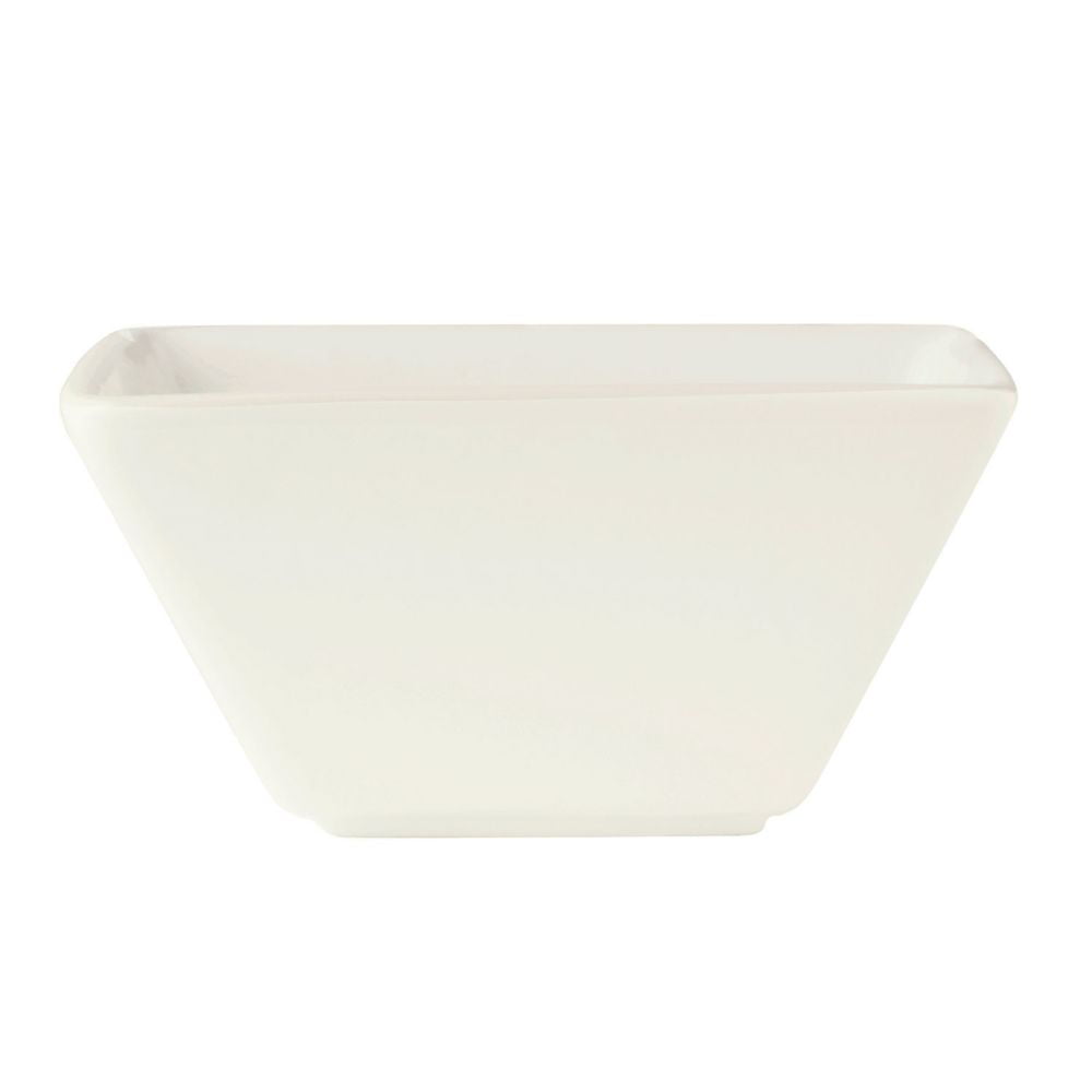 World Tableware SL-111 Slate White 10 Oz. Square Bowl - 36 / CS