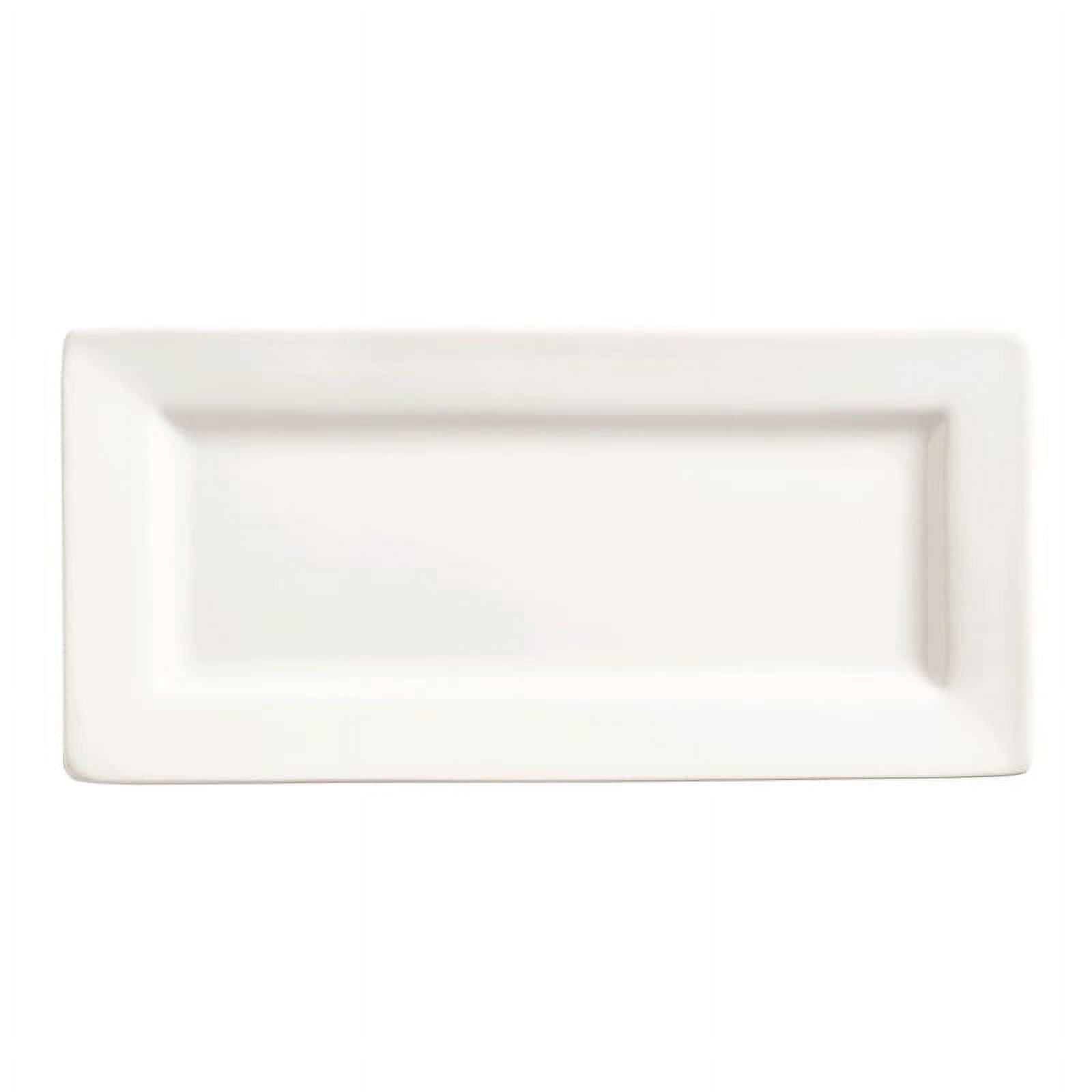 World Tableware SL-21 Slate Bright White 11 x 5" Plate - 12 / CS ...