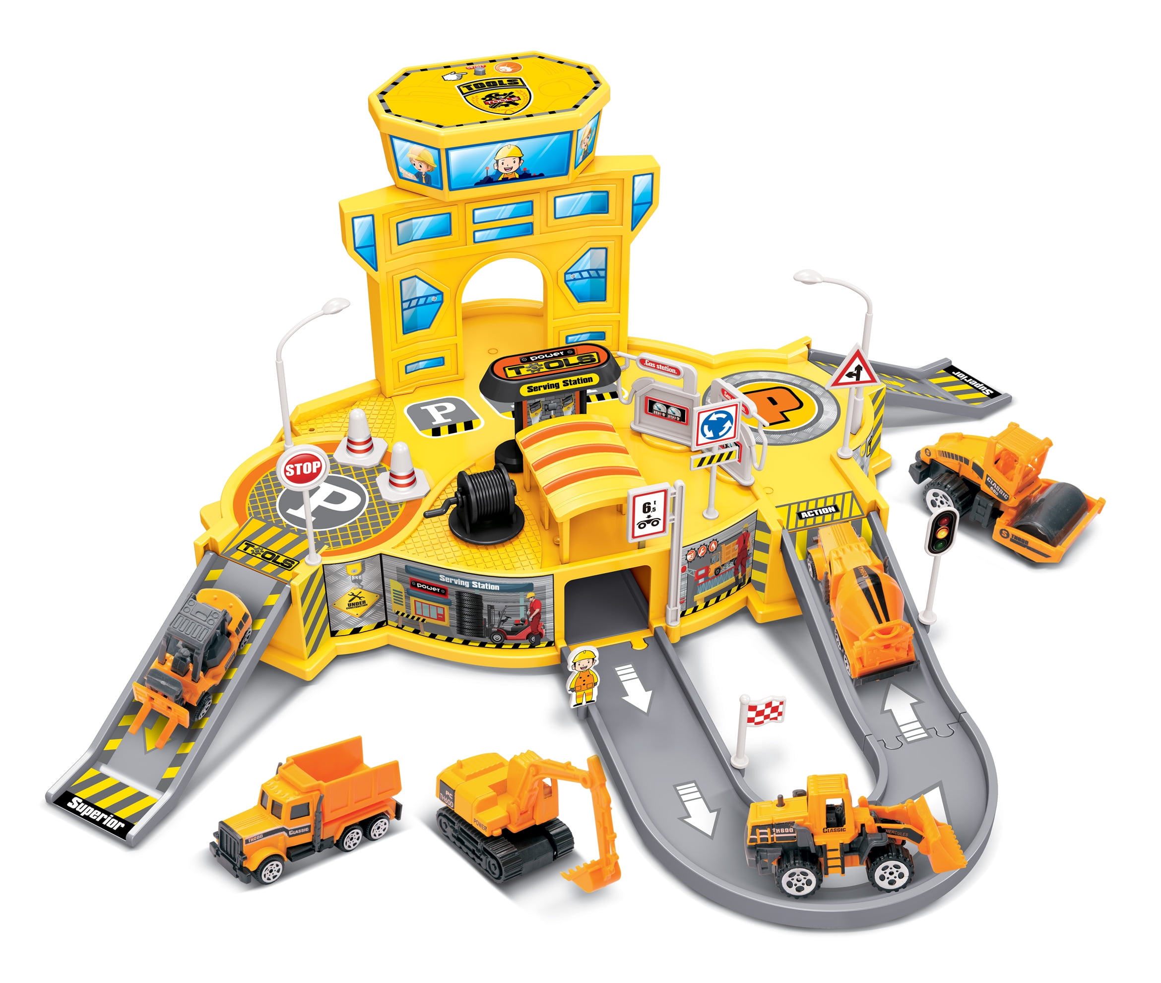 World Tech Toys Diecast Cruisers 1:64 Construction Depot