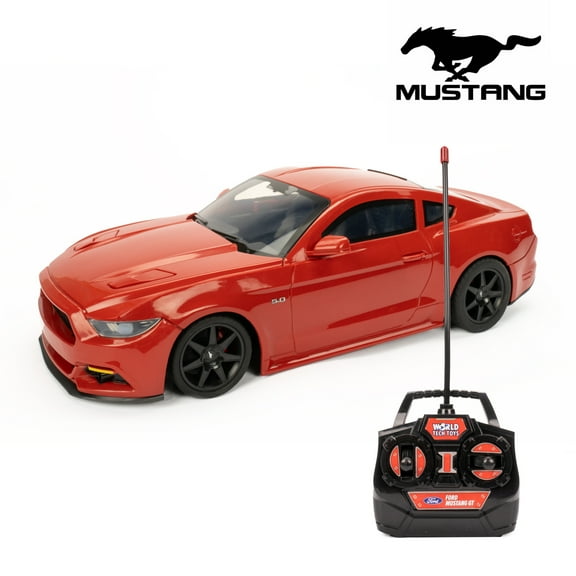 World Tech Toys Ford Mustang GT 1:14 Electric RC Car, Full Function, Colors May Vary