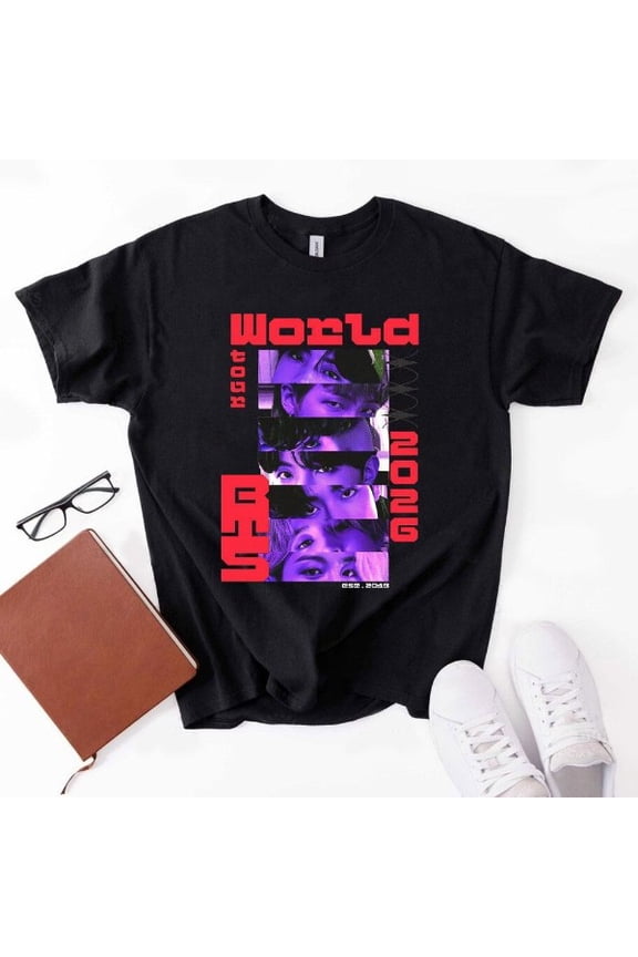 World Tour 2026 Come Back Bangtan T-shirt, Kpop Fans, Army, Concert 2026 Shirt, Gift for Fan T-shirt, Awesome Gift for Fans