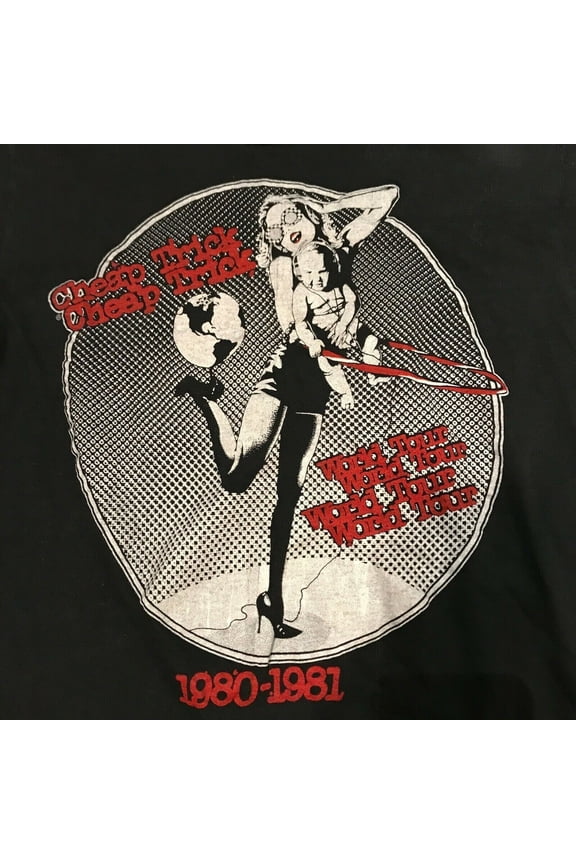 World Tour Cheap Trick Shirt Short Sleeve Black Unisex All Size S-5XL