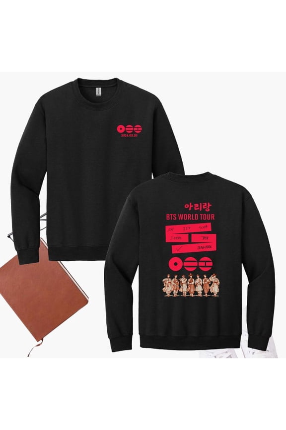 World Tour Sweatshirt, Bangtan Hanbok, Concert Gift