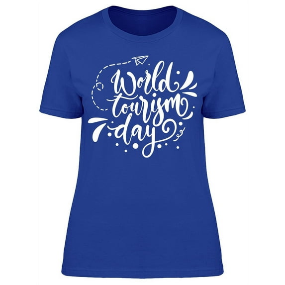 World Tourism Day Sketch T-Shirt Women -Image by Shutterstock, Female Small