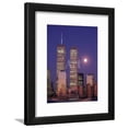 thumbnail image 1 of World Trade Center and Moon, NYC, Scenic World Culture Framed Art Print Wall Art by Rudi Von Briel Sold by Art.Com, 1 of 5