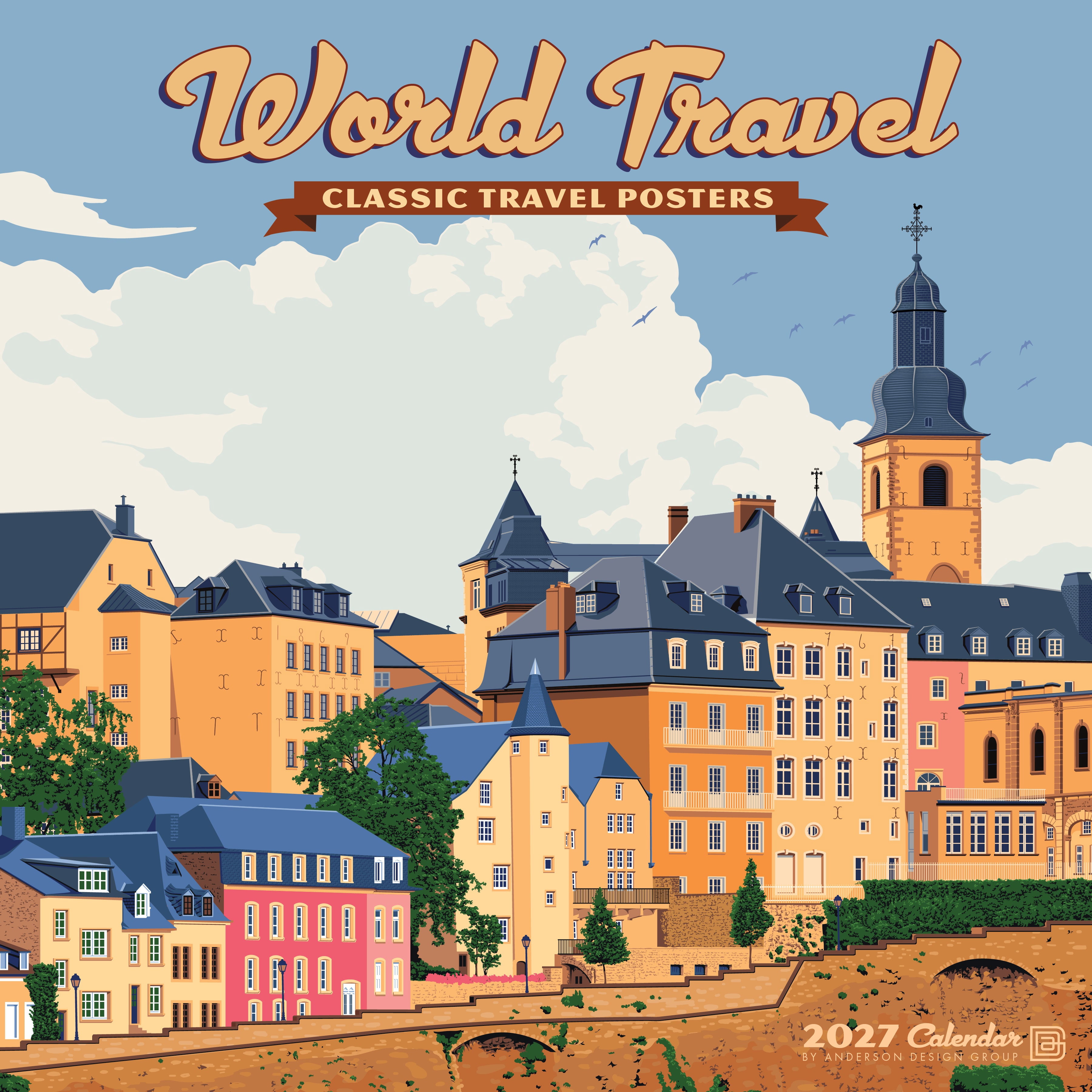 Willow Creek Press, World Travel (ADG) 2027 Wall Calendar